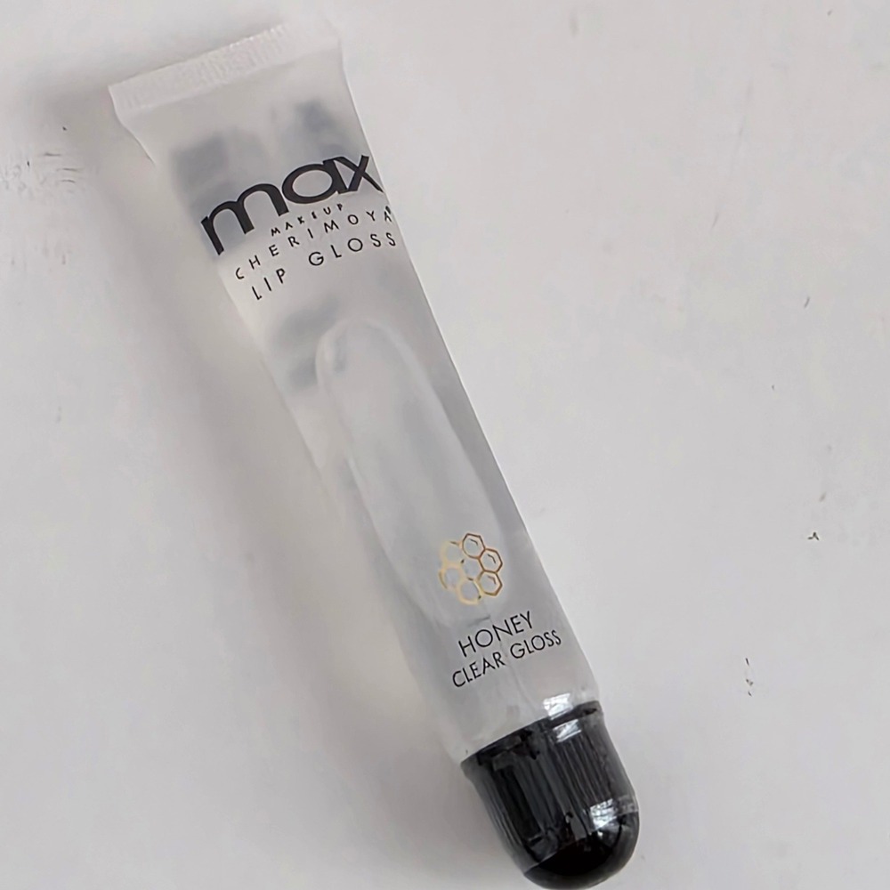 Max Makeup Cherimoya Honey Clear Gloss MLH8290 0.5oz Cruelty Free Lip Gloss NEW
